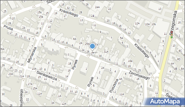 Świebodzice, Rynek, 27, mapa Świebodzice