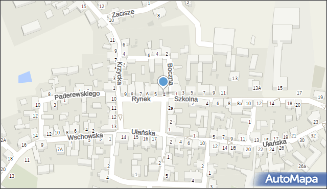 Święciechowa, Rynek, 4, mapa Święciechowa