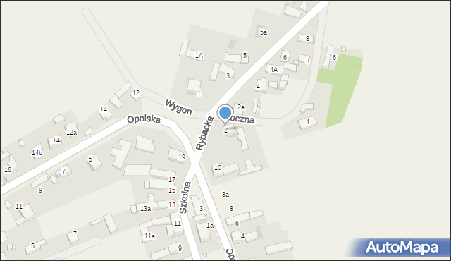 Szczedrzyk, Rybacka, 2, mapa Szczedrzyk