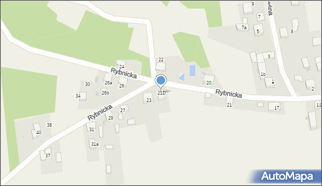 Szczejkowice, Rybnicka, 21D, mapa Szczejkowice