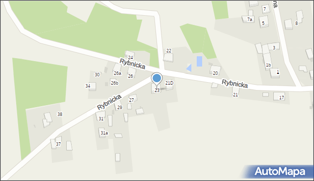 Szczejkowice, Rybnicka, 23, mapa Szczejkowice