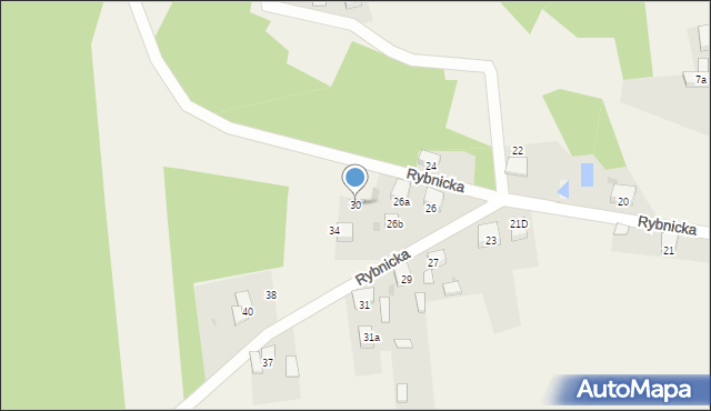 Szczejkowice, Rybnicka, 30, mapa Szczejkowice