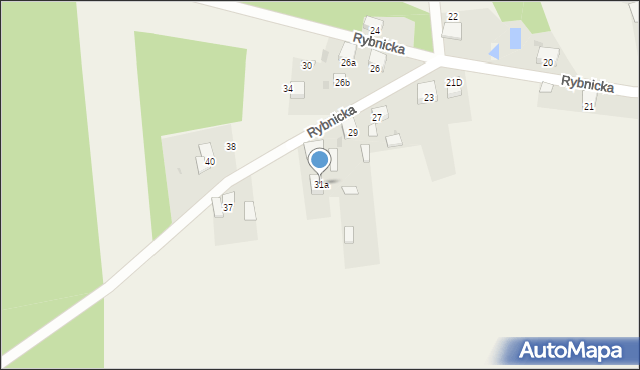 Szczejkowice, Rybnicka, 31a, mapa Szczejkowice