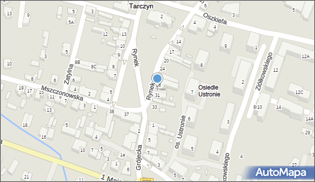 Tarczyn, Rynek, 30, mapa Tarczyn