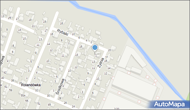 Tomaszów Mazowiecki, Rybaki, 3, mapa Tomaszów Mazowiecki