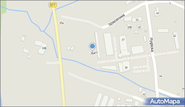 Tuchów, Ryglicka, 39A, mapa Tuchów