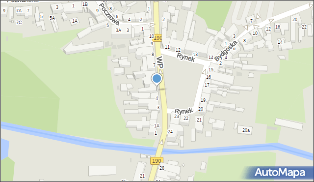 Wągrowiec, Rynek, 5, mapa Wągrowiec