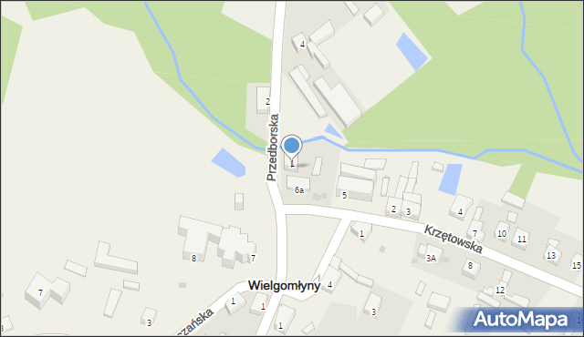 Wielgomłyny, Rynek, 6, mapa Wielgomłyny