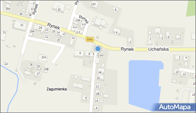 Wojsławice, Rynek, 1, mapa Wojsławice