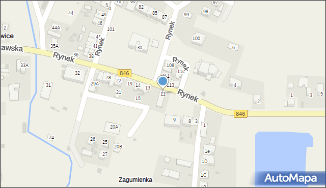 Wojsławice, Rynek, 11, mapa Wojsławice