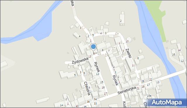 Zbąszyń, Rynek, 9, mapa Zbąszyń