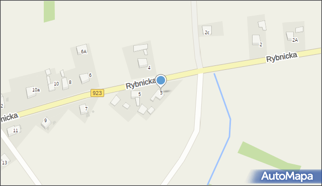 Żytna, Rybnicka, 3, mapa Żytna