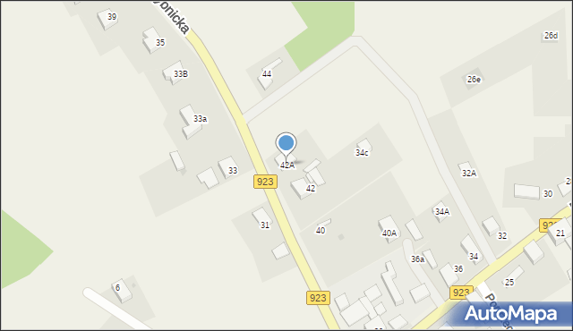 Żytna, Rybnicka, 42A, mapa Żytna