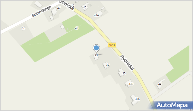 Żytna, Rybnicka, 43, mapa Żytna