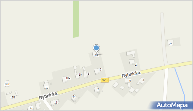 Żytna, Rybnicka, 6A, mapa Żytna