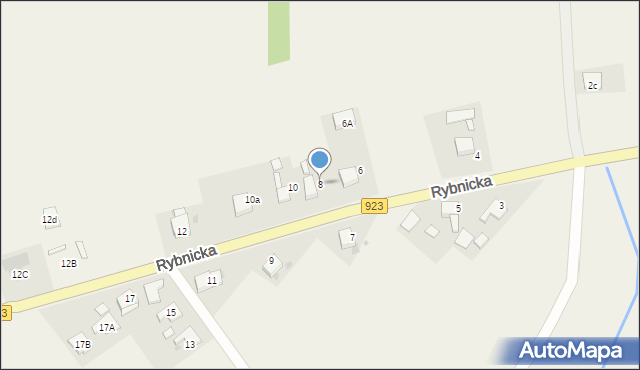 Żytna, Rybnicka, 8, mapa Żytna