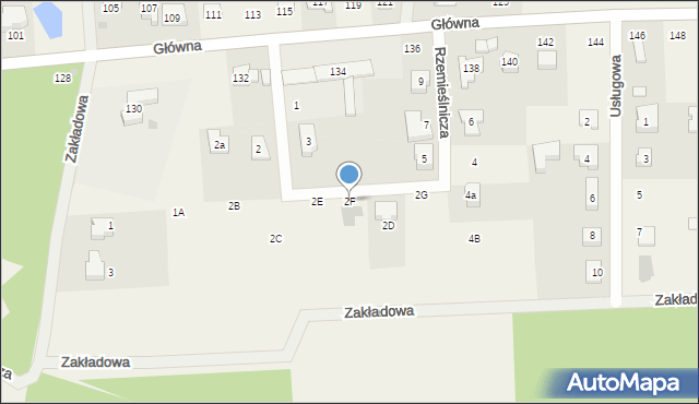 Biskupice, Rzemieślnicza, 2F, mapa Biskupice