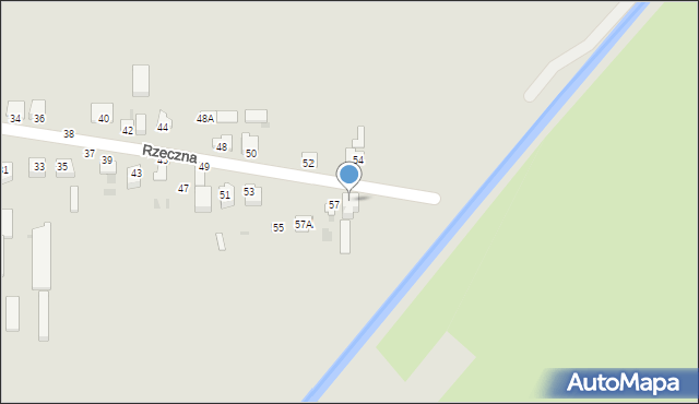 Częstochowa, Rzeczna, 59, mapa Częstochowy