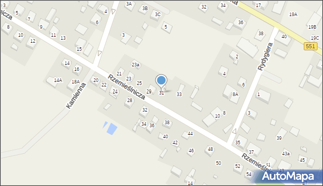 Dąbrowa Chełmińska, Rzemieślnicza, 31, mapa Dąbrowa Chełmińska