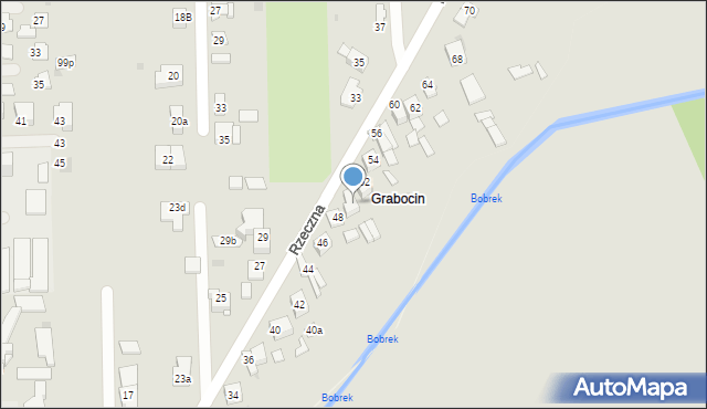 Dąbrowa Górnicza, Rzeczna, 50, mapa Dąbrowa Górnicza