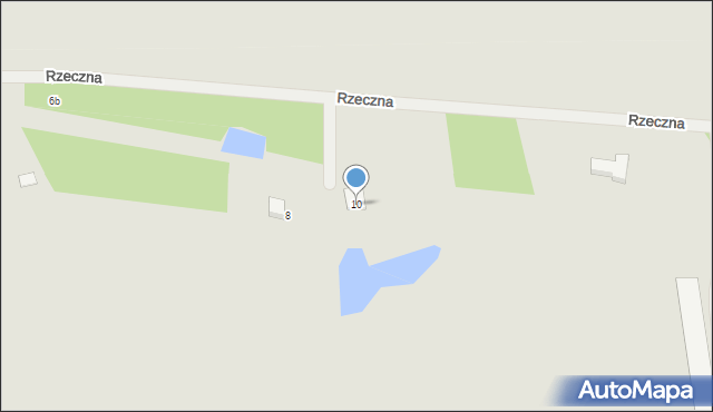 Darłowo, Rzeczna, 10, mapa Darłowo