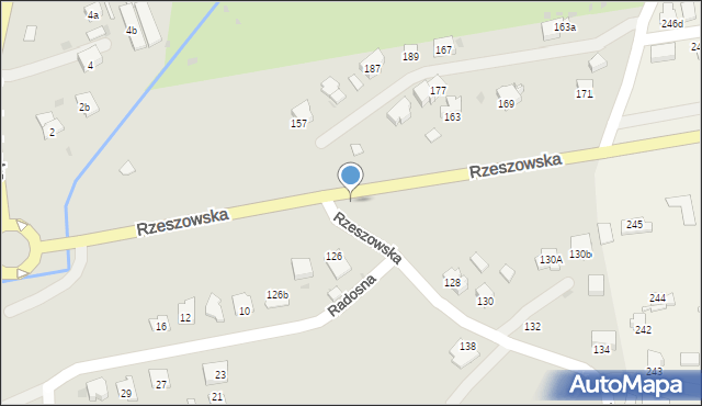 Dębica, Rzeszowska, 126, mapa Dębicy