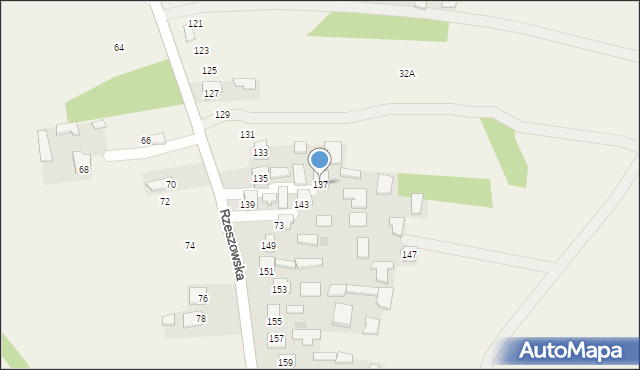 Dzikowiec, Rzeszowska, 137, mapa Dzikowiec