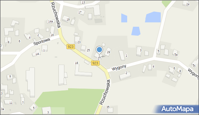 Dzimierz, Rzuchowska, 27/2, mapa Dzimierz