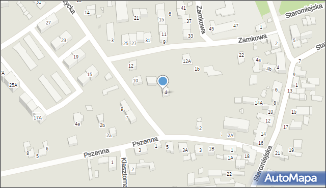 Gliwice, Rzeczycka, 8, mapa Gliwic