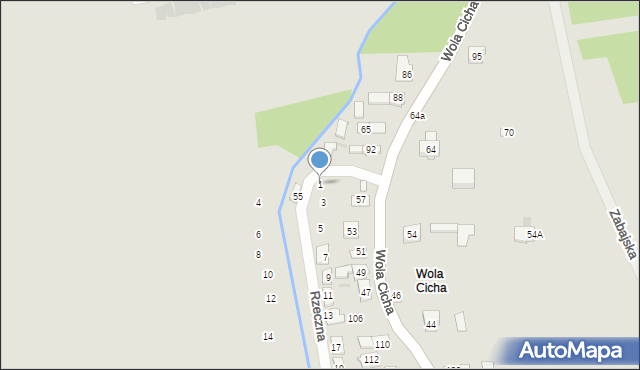 Głogów Małopolski, Rzeczna, 1, mapa Głogów Małopolski