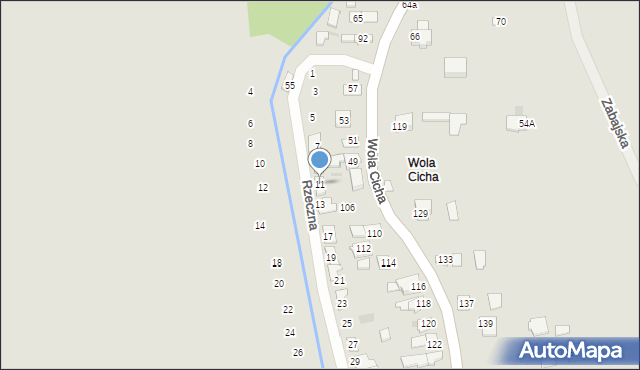 Głogów Małopolski, Rzeczna, 11, mapa Głogów Małopolski