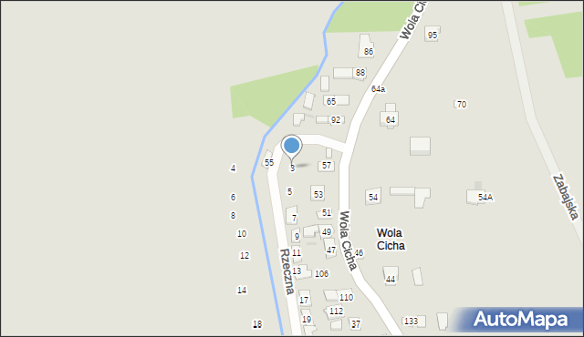 Głogów Małopolski, Rzeczna, 3, mapa Głogów Małopolski