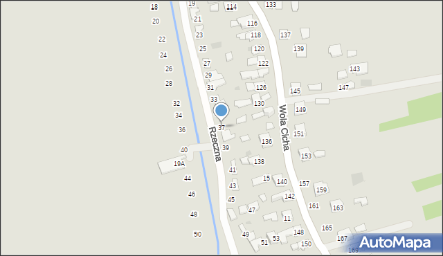 Głogów Małopolski, Rzeczna, 37, mapa Głogów Małopolski