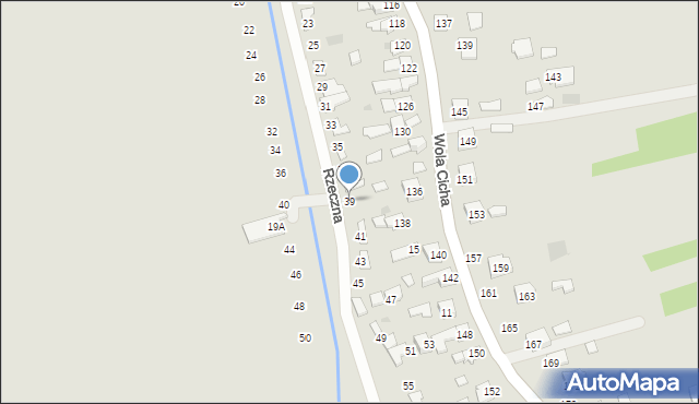 Głogów Małopolski, Rzeczna, 39, mapa Głogów Małopolski