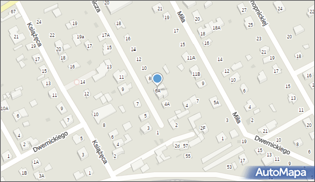 Grodzisk Mazowiecki, Rzemieślnicza, 6A, mapa Grodzisk Mazowiecki
