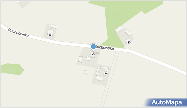 Gromadzice, Rżuchowska, 10, mapa Gromadzice