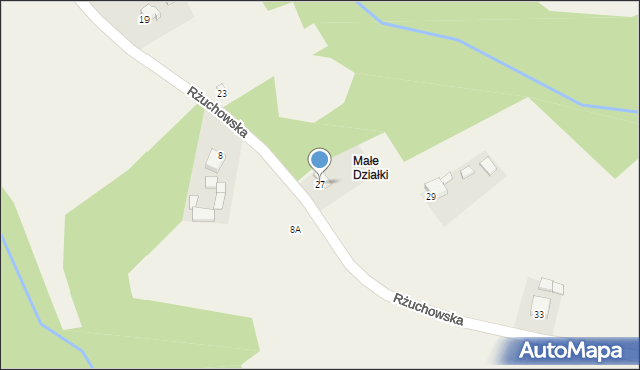 Gromadzice, Rżuchowska, 27, mapa Gromadzice