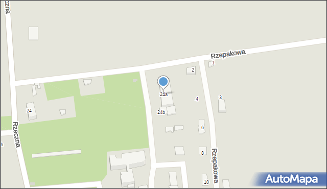 Gryfów Śląski, Rzeczna, 24a, mapa Gryfów Śląski