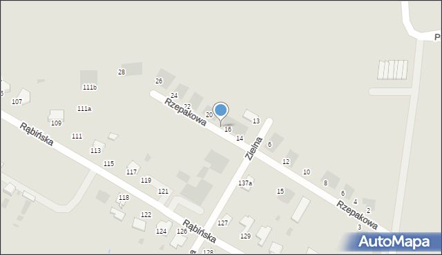 Inowrocław, Rzepakowa, 18, mapa Inowrocławia