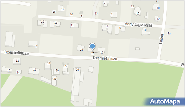 Kliniska Wielkie, Rzemieślnicza, 17, mapa Kliniska Wielkie