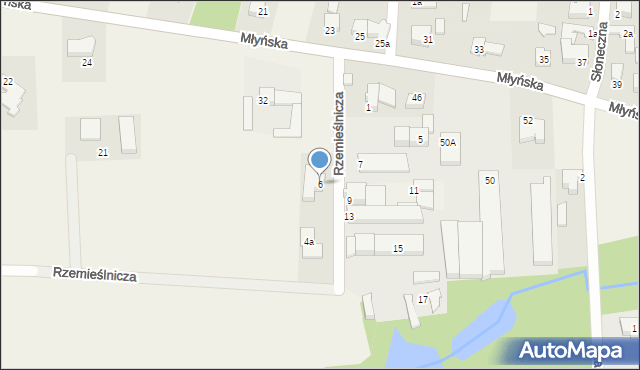 Kobylnica, Rzemieślnicza, 6, mapa Kobylnica