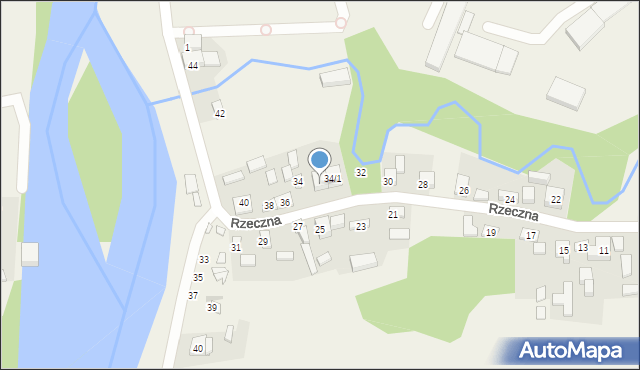 Konopnica, Rzeczna, 34/2, mapa Konopnica