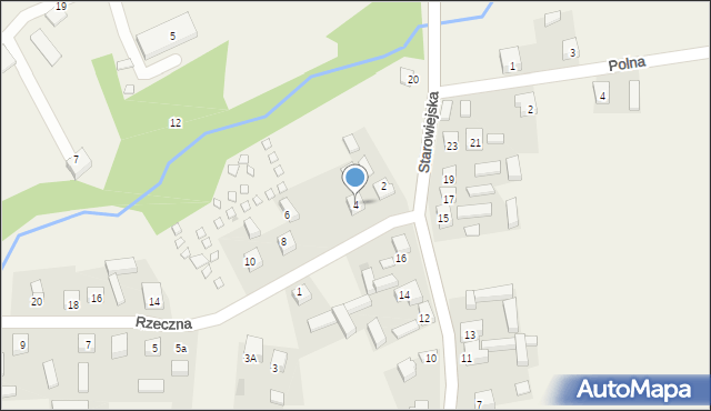 Konopnica, Rzeczna, 4, mapa Konopnica