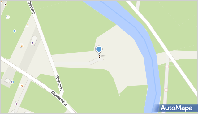 Kosewko, Rzeczna, 2, mapa Kosewko