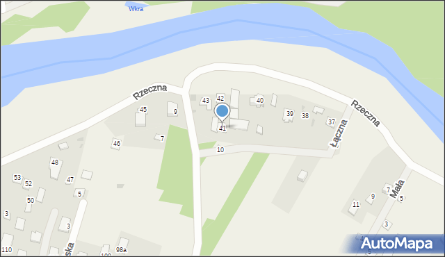 Kosewko, Rzeczna, 41, mapa Kosewko