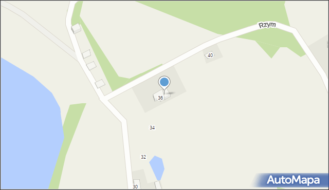 Kożyczkowo, Rzym, 35d, mapa Kożyczkowo