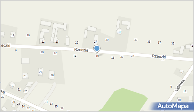 Krusin, Rzeczki, 16, mapa Krusin