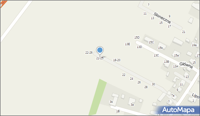 Krzyżanowice, Rzemieślnicza, 21-25, mapa Krzyżanowice