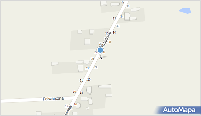 Kurowice, Rządowa, 24, mapa Kurowice