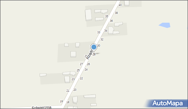 Kurowice, Rządowa, 28, mapa Kurowice